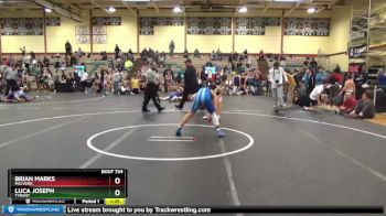 130 lbs Cons. Round 3 - Luca Joseph, Tyrant vs Brian Marks, Malvern