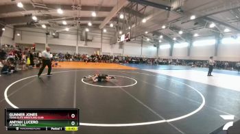 75 lbs Cons. Round 2 - Gunner Jones, Texas Elite Wrestling Club vs Aniyah Lucero, 3F Wrestling