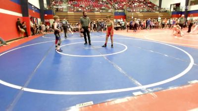 76 lbs Semifinal - Coleman Shouse, Cowboy Wrestling Club vs Isaac Emerald, Raw Wrestling Club