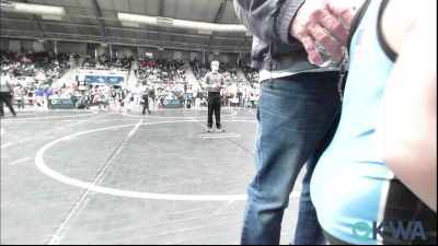 60 lbs Round Of 16 - Boomer Stevens, Coweta Tiger Wrestling vs Kashen Bell, Division Bell Wrestling
