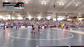 A 120 lbs Cons. Round 3 - Kamarion Pritchett, East Ridge High School vs Deter Thompson, David Crockett High School