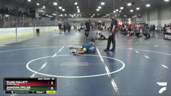 90 lbs Quarterfinal - Elijah Mallett, Clarkston WC vs Donovan Spiller, Dream Team Performance