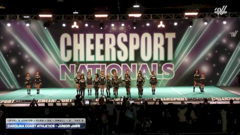 Carolina Coast Athletics - Junior Jaws [2026 L3 Junior - Flex - D2 - Small - A Day 2] 2026 CHEERSPORT National All Star Cheerleading Championship