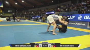 Viktor Luis Vazquez Ploug vs Matthew Deryk Booth 2026 IBJJF European NoGi