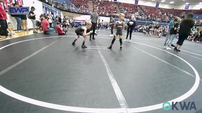 67 lbs Quarterfinal - Sawyer Henderson, Tecumseh Youth Wrestling vs Daxton Andrews, Madill Takedown