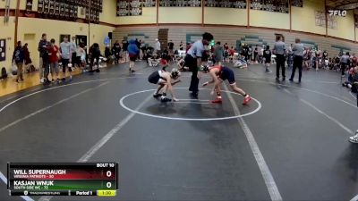 210 lbs Round 2 (10 Team) - KASJAN WNUK, South Side WC vs Will Supernaugh, Virginia Patriots