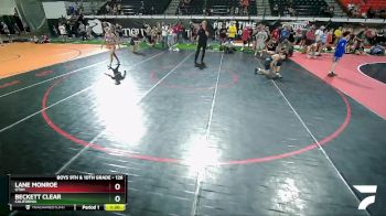 126 lbs Quarterfinal - Lane Monroe, Utah vs Beckett Clear, California