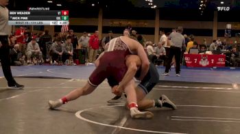 174 lbs Rd Of 32 - Ben Weader, Virginia Tech vs Nick Fine, Columbia