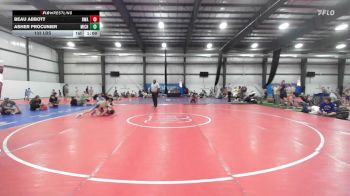 103 lbs Rr Rnd 2 - Beau Abbott, Roundtree Wrestling Academy - BHS vs Asher Procunier, Michigan Premier Blue - BHS