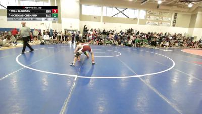 138 lbs 3rd Place - Evan Madigan, Edward Little vs Nicholas Chenard, Massabesic