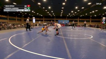 133 lbs 7th Place - Sean Spidle, Northwestern vs Derrick Cardinal, South Dakota State