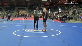 285 lbs Semifinal - Dereck White, Unattached vs Issac McNac, Henryetta Knights Wrestling Club
