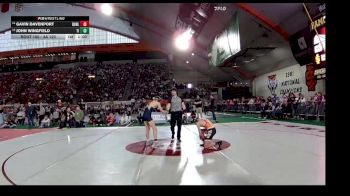 4A 120 lbs Cons. Round 1 - John Wingfield, Timberlake vs Gavin Davenport, Buhl