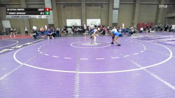 140 lbs Champ. Round 2 - Ja`liyah Smith, Liberty vs Kindy Sproat, North Platte Girls