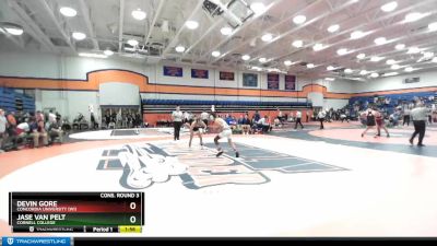 125 lbs Cons. Round 3 - Devin Gore, Concordia University (WI) vs Jase Van Pelt, Cornell College