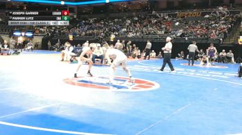 126 Class 3 lbs Quarterfinal - Parker Lutz, St. Michael The Archangel vs Joseph Garner, Lebanon