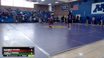 190Girls Round 4 - Elizabeth Ofuasia, Maple Grove vs Isabella Mbonde, Minnetonka