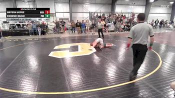 120 lbs Round 1 (8 Team) - Dominic Beale, Pinedale vs Bryson Lopez, Wheatland