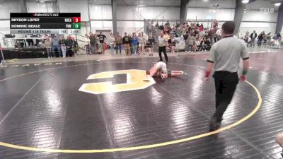 120 lbs Round 1 (8 Team) - Dominic Beale, Pinedale vs Bryson Lopez, Wheatland