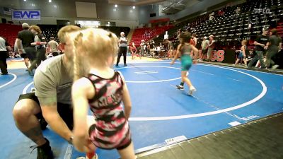 49-53 lbs Rr Rnd 2 - Sofie Mcnatt, HURRICANE WRESTLING ACADEMY vs Maliyah Lopez, Rogue Warrior Wrestling