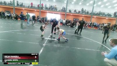 70 lbs Cons. Round 1 - Kamden Smith, JET vs Micah Mandell, Eastside Youth Wrestling