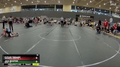 76 lbs Round 1 - Jace Beaston, Quest vs Cutler Trenary, Crossroads Wrestling