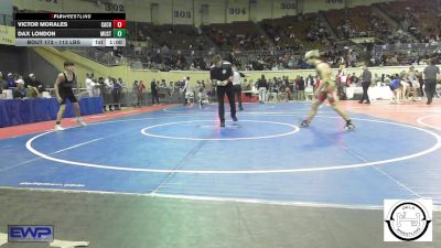 113 lbs Consi Of 32 #2 - Victor Morales, Cache vs Dax London, Mustang Middle School