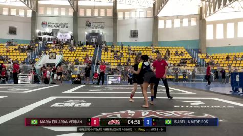 Maria Eduarda Verdan vs Isabella Medeiros 2025 ADCC Brazilian Nationals
