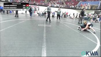 80 lbs Quarterfinal - Landon Heimbach, D3 Wrestling Cluib vs Hayden Herzfeld, Newcastle Youth Wrestling