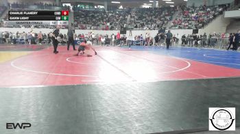 101 lbs Quarterfinal - Charlie Flanery, Cowboy Wrestling Club vs Gavin Light, Coweta