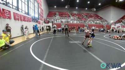 52 lbs Consi Of 4 - Chasen Shepard, Ada Youth Wrestling vs Kadee McDowell, Noble Takedown Club