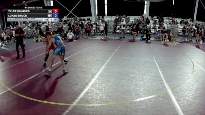 106 lbs Cons. Round 3 - Tyler Quarles, Elite Athletic Club vs Lukas Shuck, Knights Wrestling Club