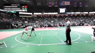 167 lbs Cons. Round 2 - Louscius Whitesel, Unattached vs Matthew Janieszewski, BKV1