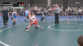 61 lbs Rr Rnd 3 - Lukas Kittredge, Smitty's Barn Black - ESC vs Paxton Goldman, American MMAW - ESC