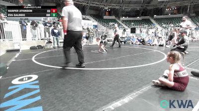 55 lbs Rr Rnd 1 - Harper Atkinson, SE Girls vs Eva Galindo, NW Girls