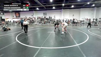 137 lbs Consi Of 8 #1 - Samuel Dickison Jr, Westside WC vs Matthew Engebretson, Unattached