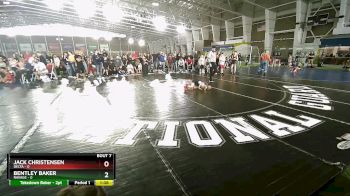 45 lbs Semis & 1st Wrestleback (8 Team) - Jack Christensen, Delta vs Bentley Baker, Ravage