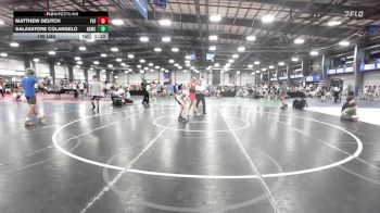106 lbs Rr Rnd 3 - Matthew Deutch, PSF Wrestling Academy vs Salavatore Colangelo, All-American Wrestling Club HS