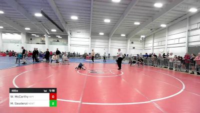 48 lbs Semifinal - Weston McCarthy, Riptide WC vs Matthew Gaudenzi, Newtown