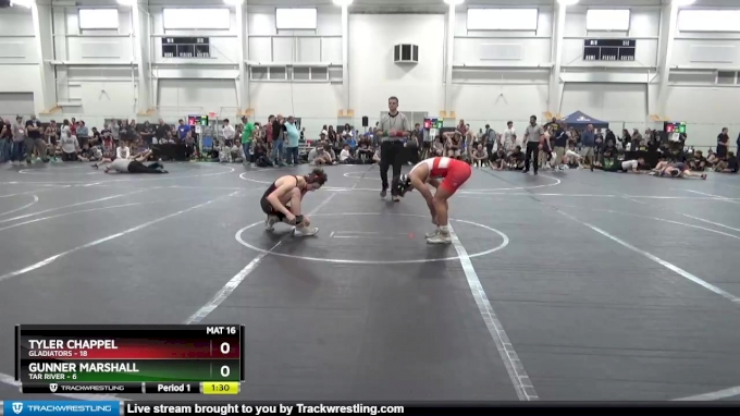 126 lbs Round 5 (10 Team) - Tyler Chappel, Gladiators vs Gunner ...