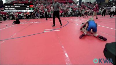 62-67 lbs Final - Blaine Backus, Newkirk Takedown Club vs Jolee Kait Bryant, Prime Wrestling