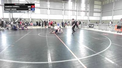 150 lbs Cons. Round 2 - Camdon Cornell, Reality Sports Wrestling Club vs Tommy Weiss, Ascend Wrestling Academy