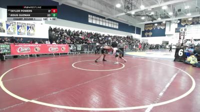 165 lbs Champ. Round 1 - Taylor Powers, Xavier Prep vs Jesus Guzman, Lakeside