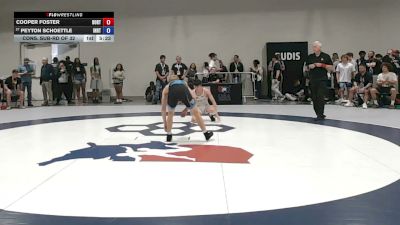 57 kg Cons. Sub-rd Of 32 - Cooper Foster, Boone RTC vs Peyton Schoettle, Indiana RTC
