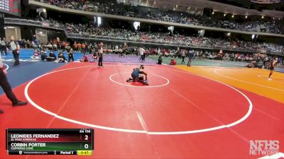 6A 126 lbs Cons. Round 1 - Corbin Porter, Copperas Cove vs Leonides Fernandez, El Paso Americas