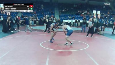 215 lbs Consi Of 32 #2 - Ian Denue, Mt. Anthony Union vs James Hooper, Saugus/Peabody