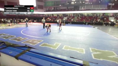 126 lbs Cons. Round 3 - Ashlee Yung, Vallivue vs Kaitlin DeAlba, Boise