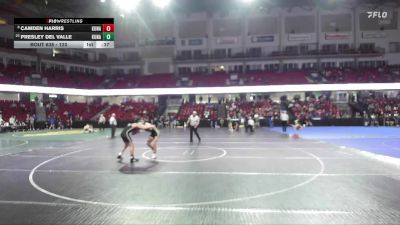 120 lbs 7th Place Match - Presley Del Valle, Kuna vs Camden Harris, Kuna