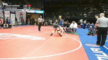 215 Class 2 lbs Champ. Round 1 - Joshua Carpenter, St. James vs Cooper Lester, Excelsior Springs