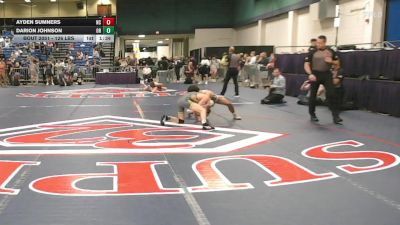 126 lbs Round Of 128 - Ayden Sumners, NC vs Darion Johnson, OR